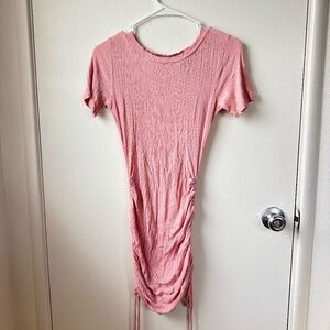 Pink body con dress, brand paper moon, size small